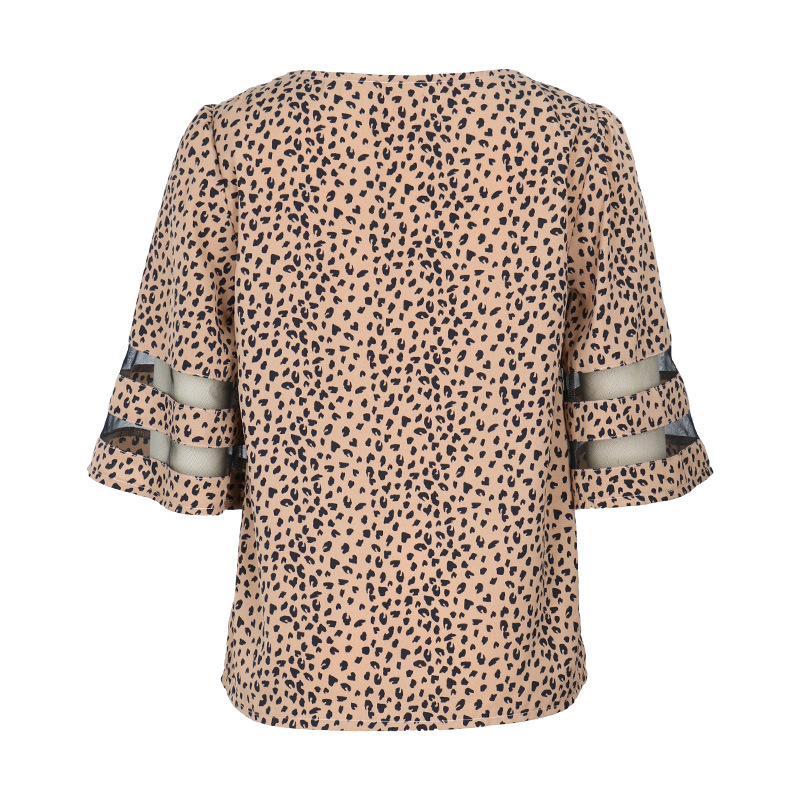 Women's Blouse Half Sleeve Blouses Printing Classic Style Leopard display picture 5