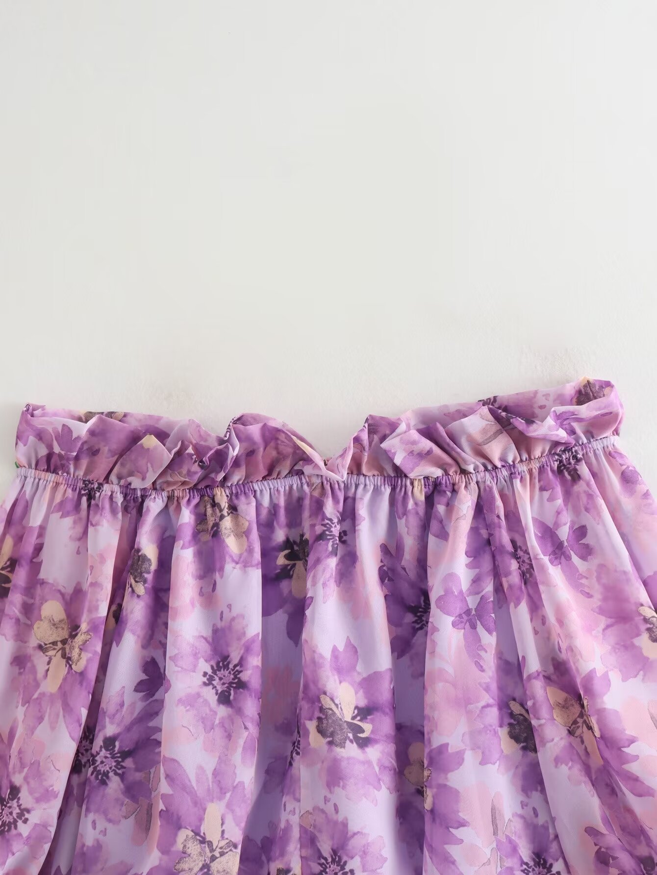 Women's Blouse Long Sleeve Blouses Printing Lettuce Trim Elegant Streetwear Flower display picture 4