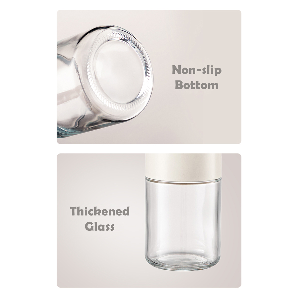 Classic Style Color Block PP Glass Silica Gel Lecythus Seasoning Bottle 1 Piece display picture 1