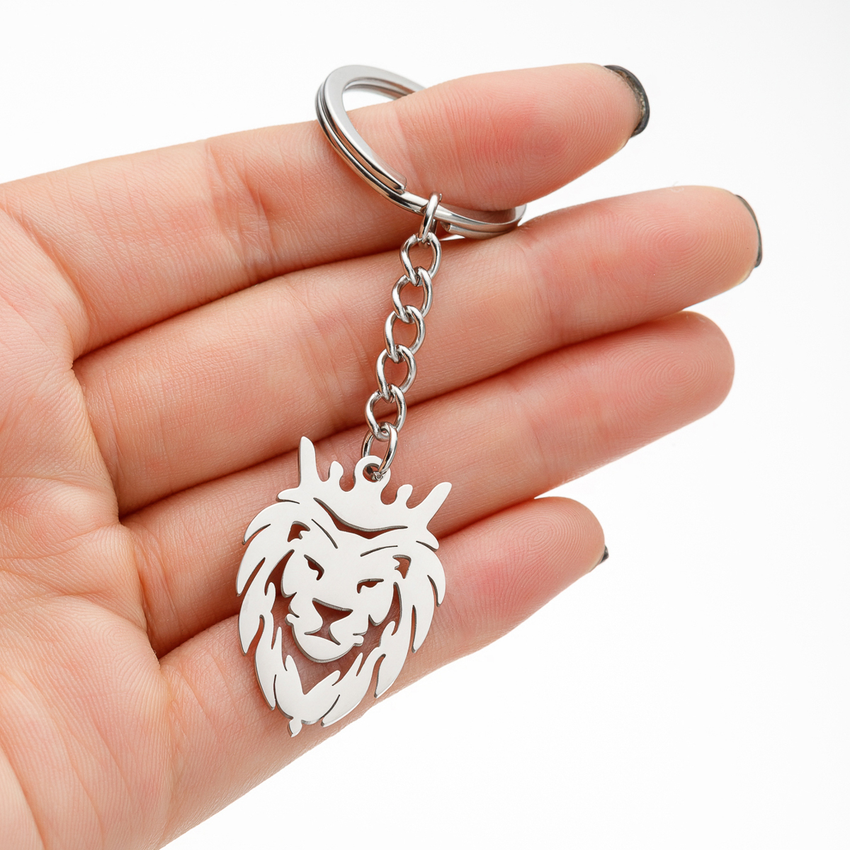 Simple Style Animal Guitar Stainless Steel Polishing Keychain display picture 2