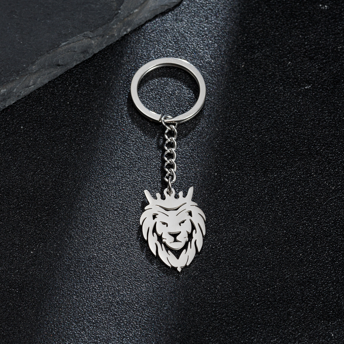 Simple Style Animal Guitar Stainless Steel Polishing Keychain display picture 4