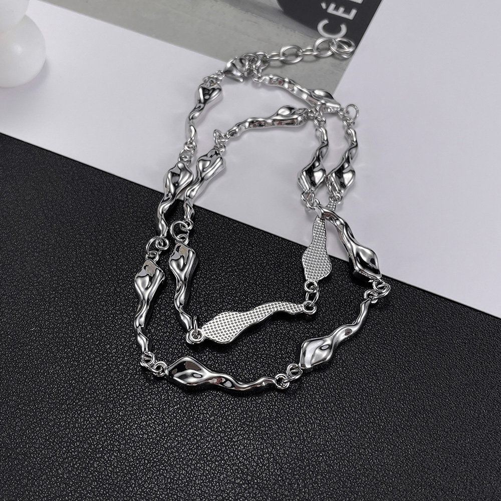 Großhandel Einfacher Stil Irregulär Kupfer Halskette display picture 4