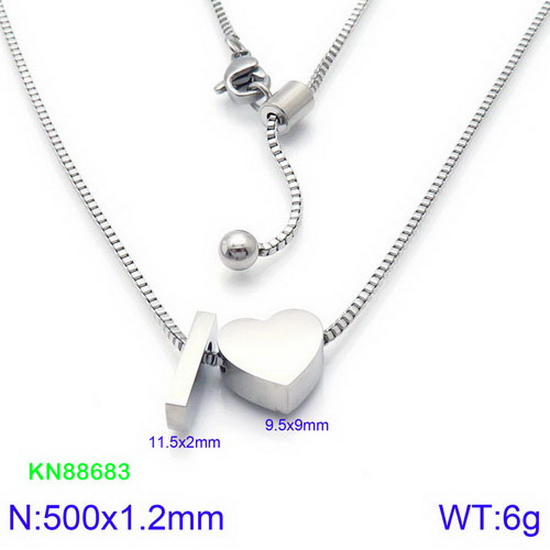 Stainless Steel 18K Gold Plated Basic Letter Heart Shape Pendant Necklace display picture 46