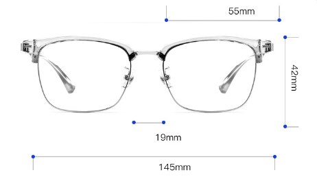 Simple Style Solid Color Resin Oval Frame Full Frame Optical Glasses display picture 1