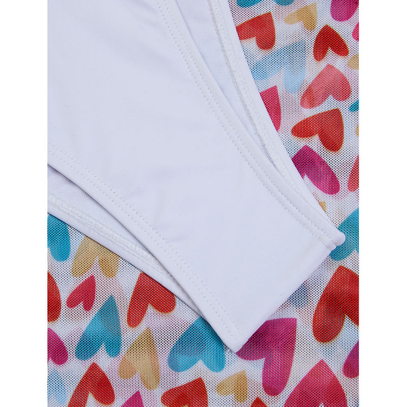 Women's Sexy Heart Shape Flower Leopard Backless 3 Pieces Set Bikinis Swimwear display picture 20