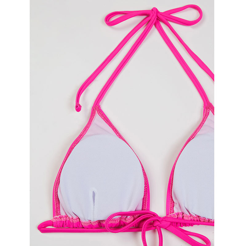 Women's Sexy Heart Shape Flower Leopard Backless 3 Pieces Set Bikinis Swimwear display picture 27