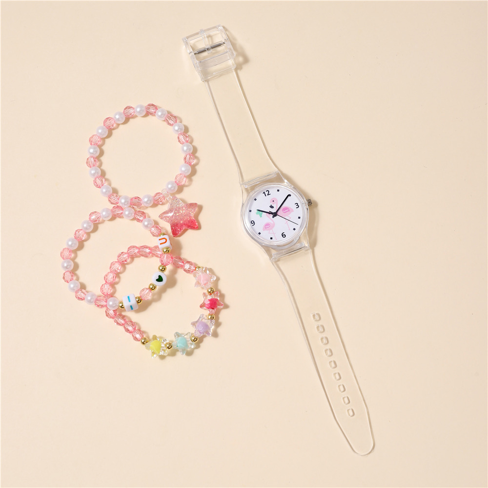 Cute Star Buckle Quartz Kids Watches display picture 5