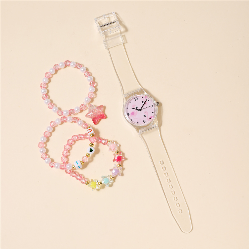 Cute Star Buckle Quartz Kids Watches display picture 6