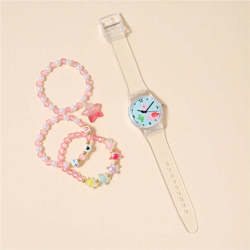 Cute Star Buckle Quartz Kids Watches display picture 7