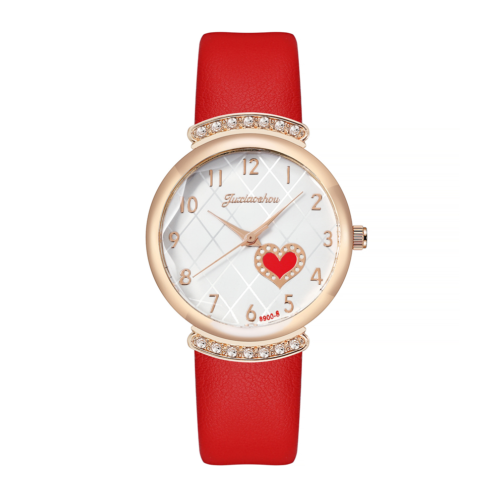 Casual Heart Shape Buckle Quartz Women's Watches display picture 15
