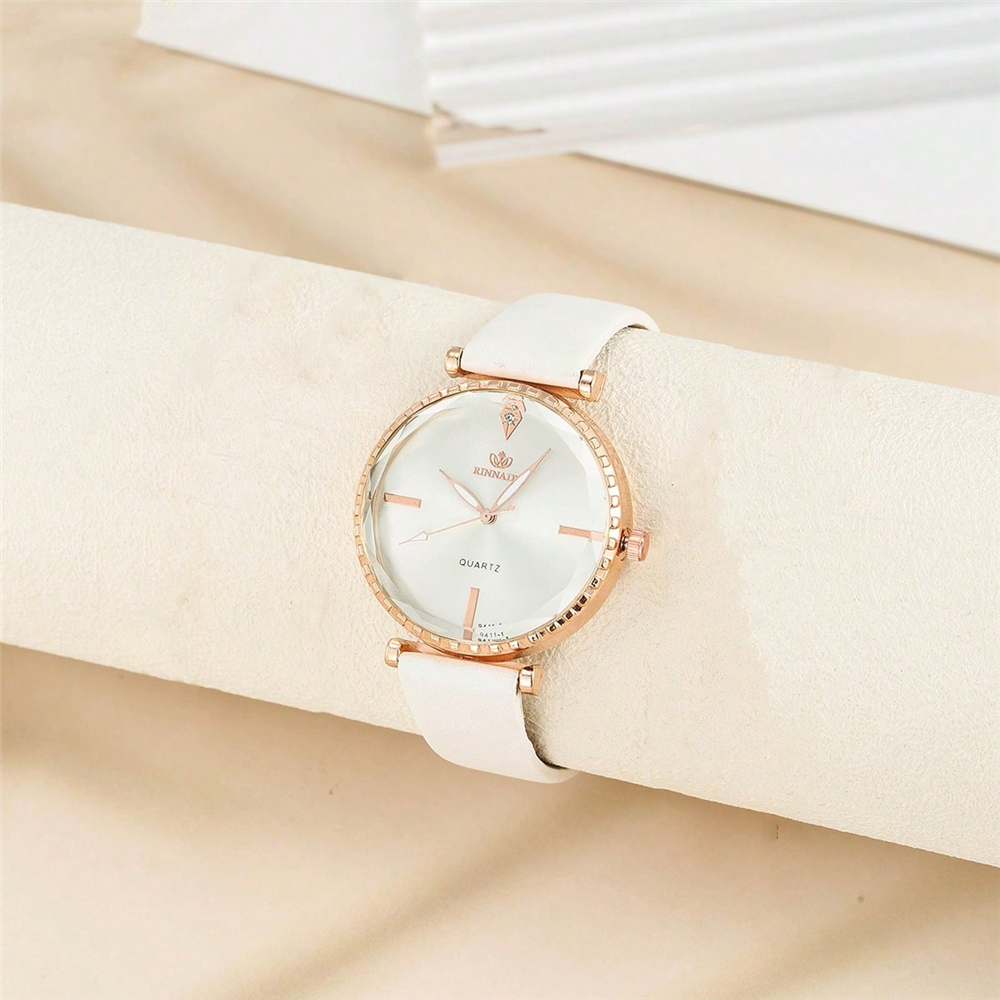 Casual Simple Style Geometric Buckle Quartz Women's Watches display picture 4