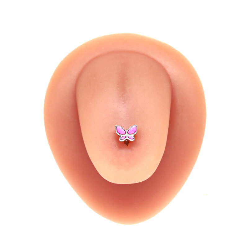 1 Piece Tongue Rings Cute Tropical Simple Style Lips Fruit Stainless Steel Copper Epoxy Lacquer Painting Inlay Acrylic White Gold Plated Tongue Rings display picture 2