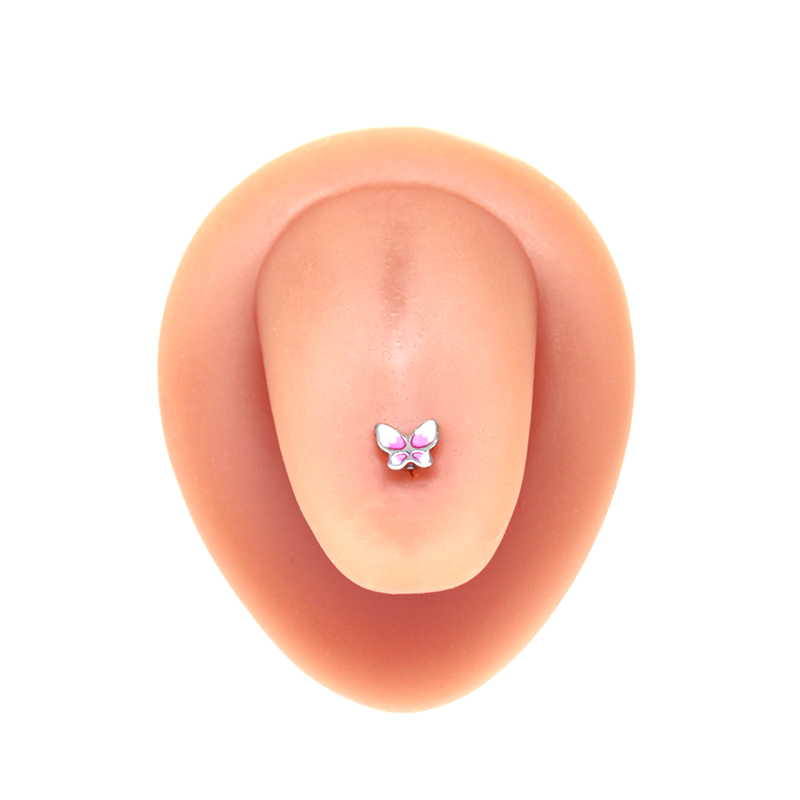 1 Piece Tongue Rings Cute Tropical Simple Style Lips Fruit Stainless Steel Copper Epoxy Lacquer Painting Inlay Acrylic White Gold Plated Tongue Rings display picture 25