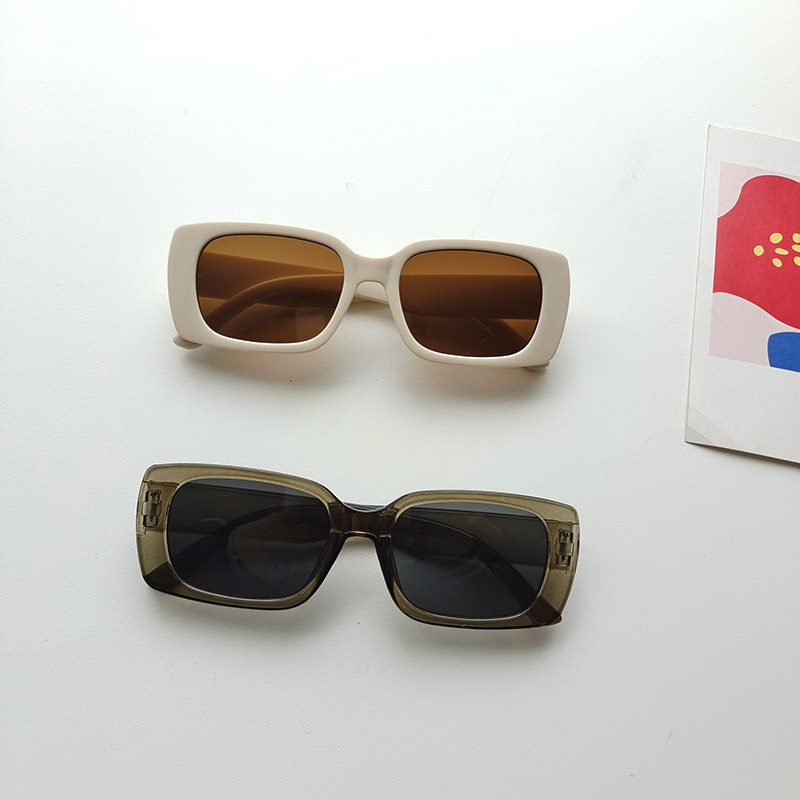 IG Style Nordic Style Solid Color Pc Resin Oval Frame Full Frame Kids Sunglasses display picture 6