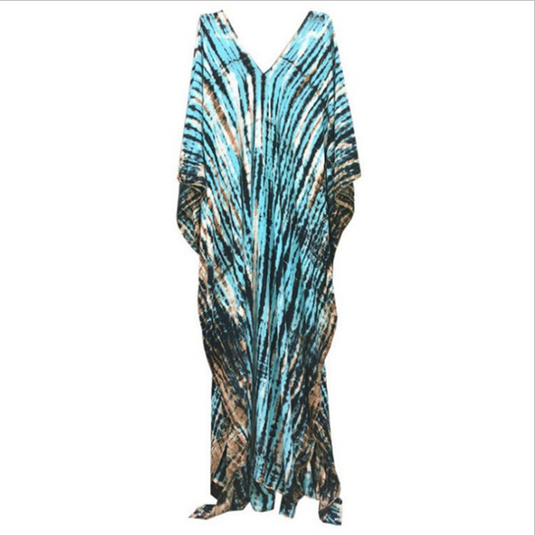 Women's Stripe Vacation Cover Ups display picture 9