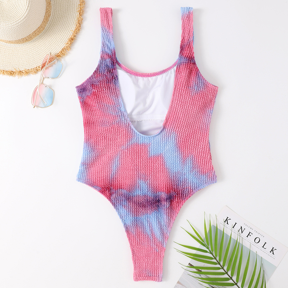 Women's Fashion Tie Dye Solid Color One Piece display picture 47