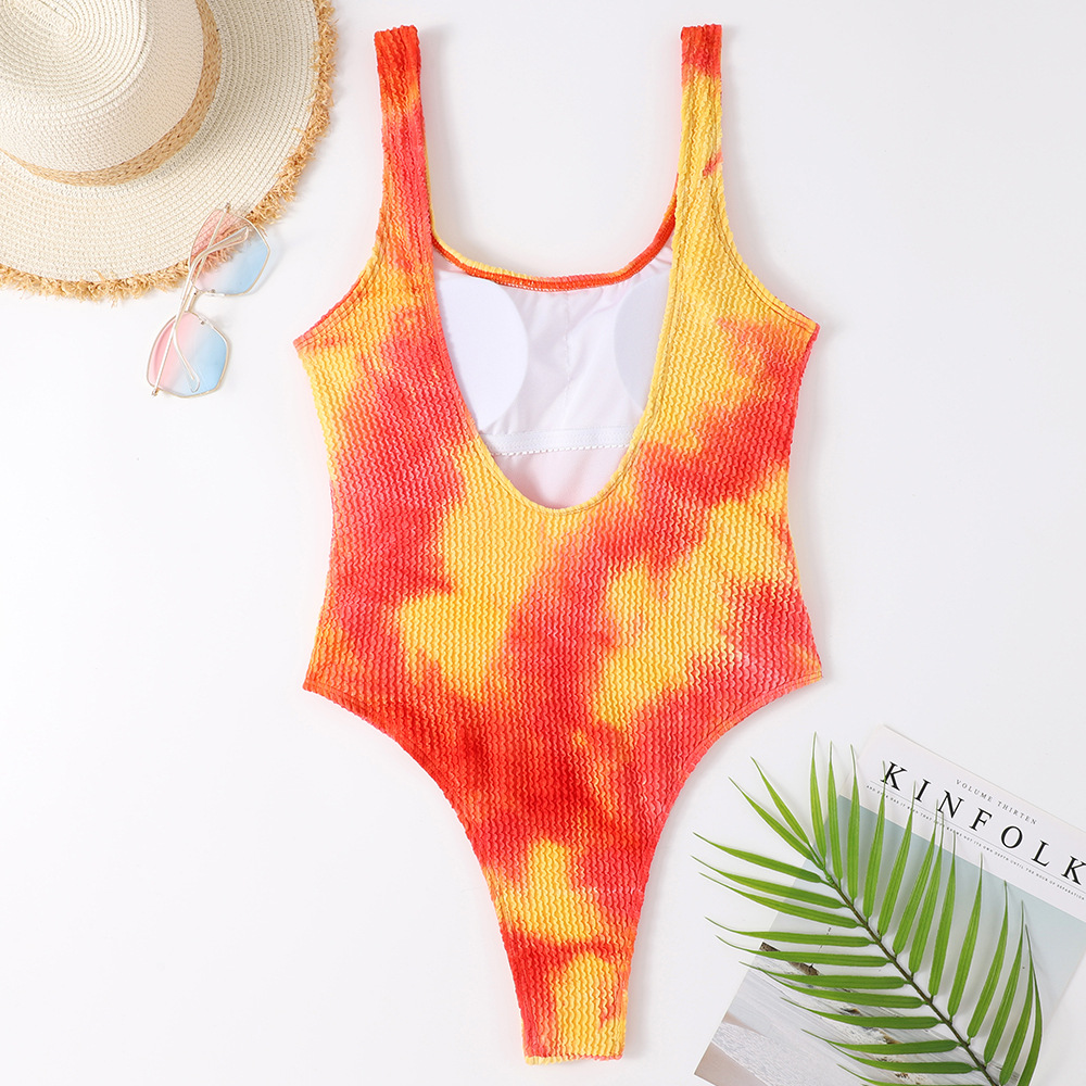 Women's Fashion Tie Dye Solid Color One Piece display picture 63