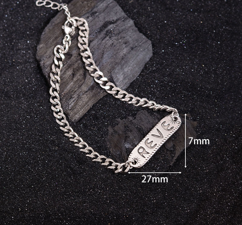 Kupfer Einfacher Stil Brief Armbänder display picture 4