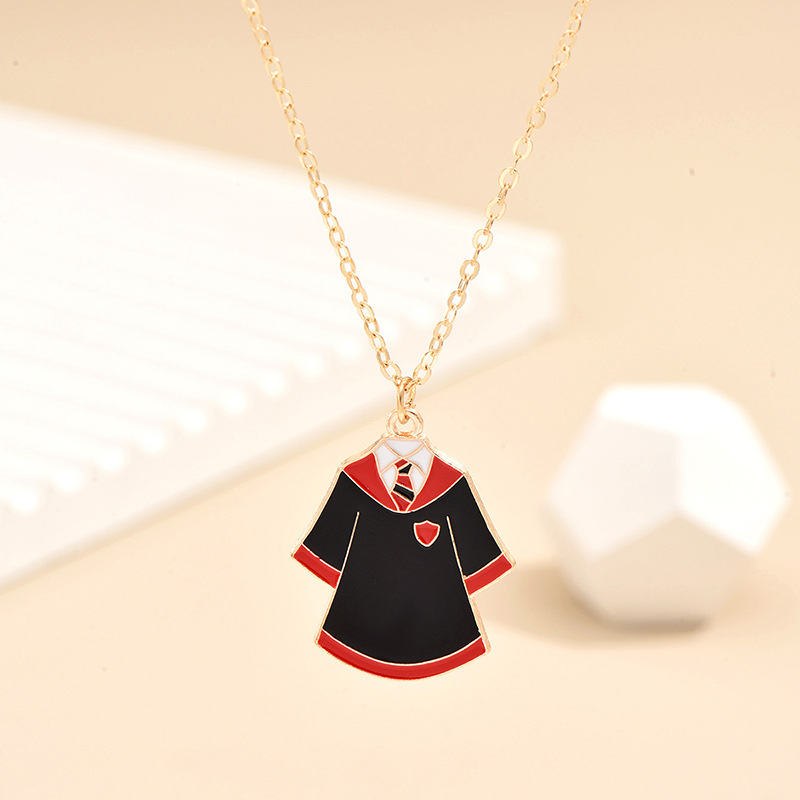 Simple Style Doctoral Cap Letter Rainbow Alloy Enamel Plating Women's Pendant Necklace display picture 2