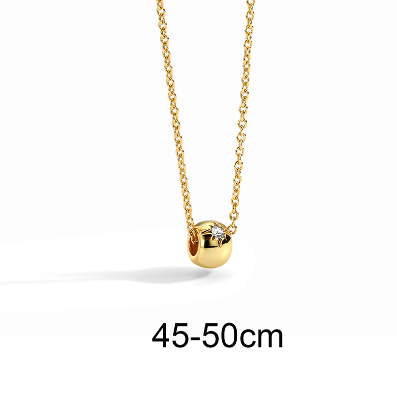 Cobre Chapados en oro de 18k Estilo IG Estilo Simple Hexagrama Ronda Embutido Circón Collar Colgante display picture 10