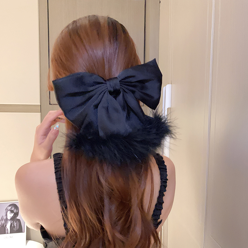 Women's Sweet Bow Knot Alloy Cloth Hair Clip display picture 4