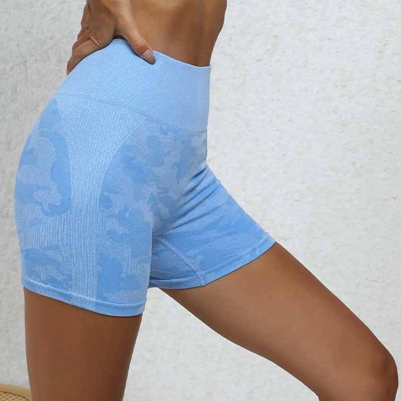 Femmes Gym Yoga Des Sports Couleur Unie Shorts Leggings Pantalons Moulants display picture 1