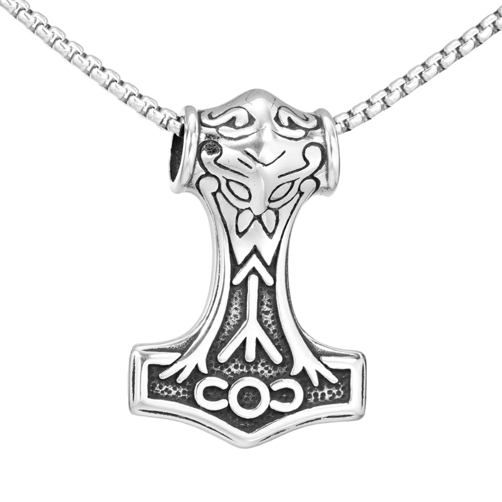Hip-Hop Geometric Solid Color Stainless Steel Unisex Pendant Necklace display picture 2
