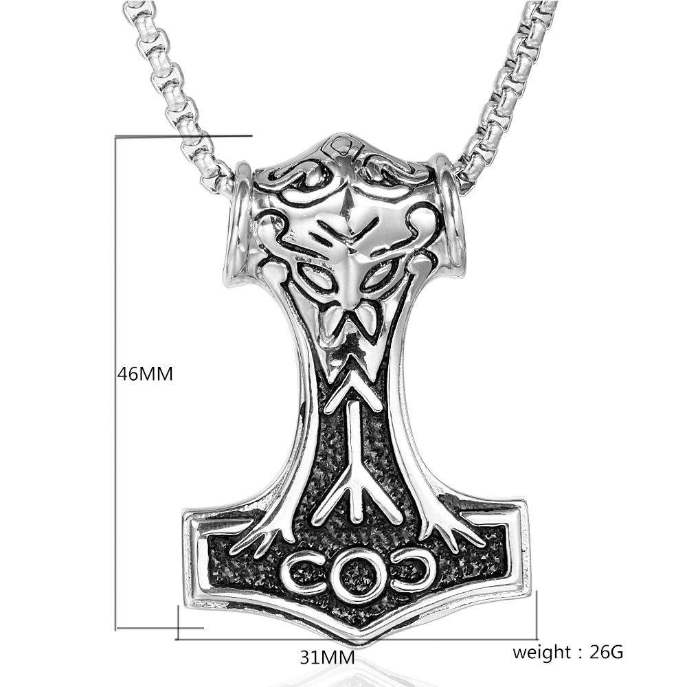Hip-Hop Geometric Solid Color Stainless Steel Unisex Pendant Necklace display picture 3