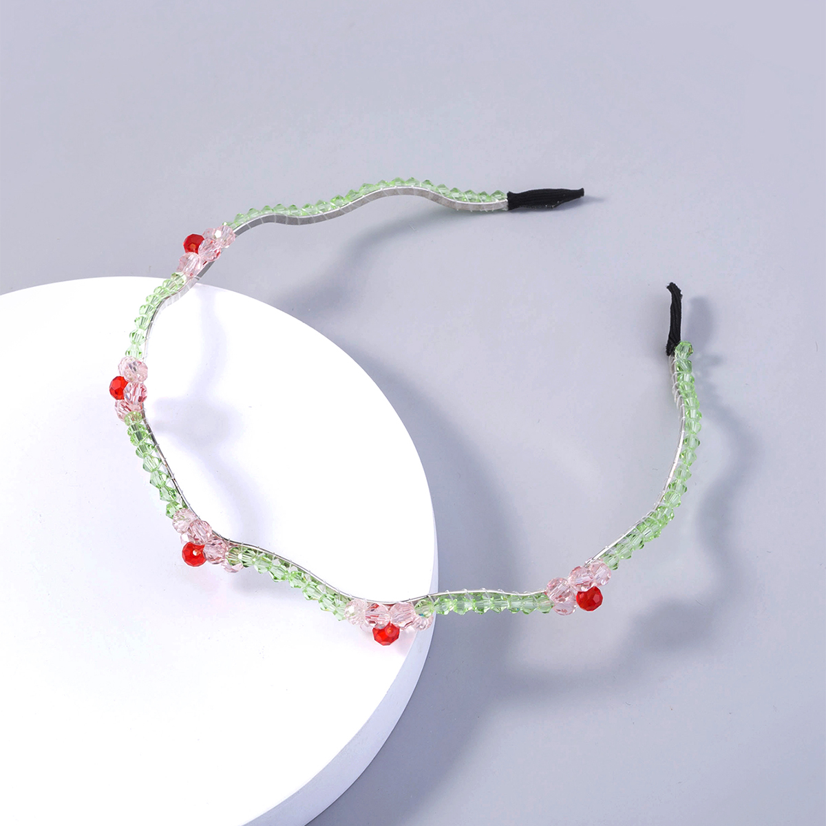 Women's Simple Style Cherry Resin Iron Beaded Hair Band display picture 2