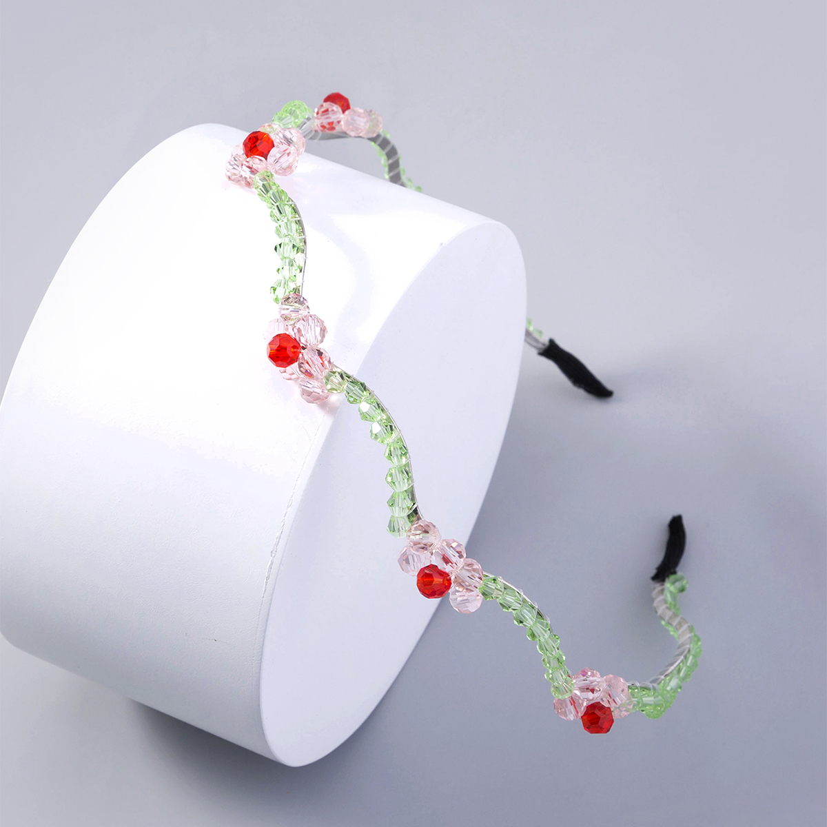Women's Simple Style Cherry Resin Iron Beaded Hair Band display picture 1