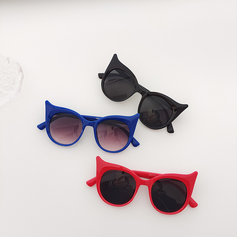 Cartoon Style Solid Color Pc Resin Round Frame Full Frame Kids Sunglasses display picture 7