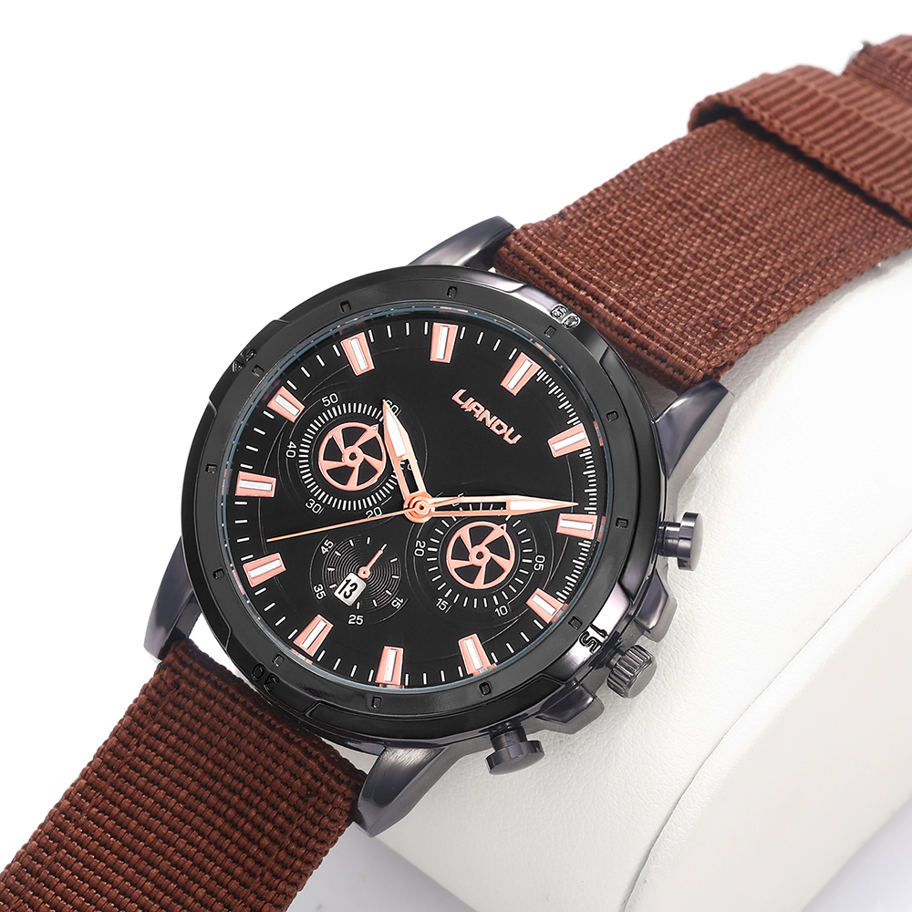 Casual Solid Color Buckle Quartz Men's Watches display picture 3