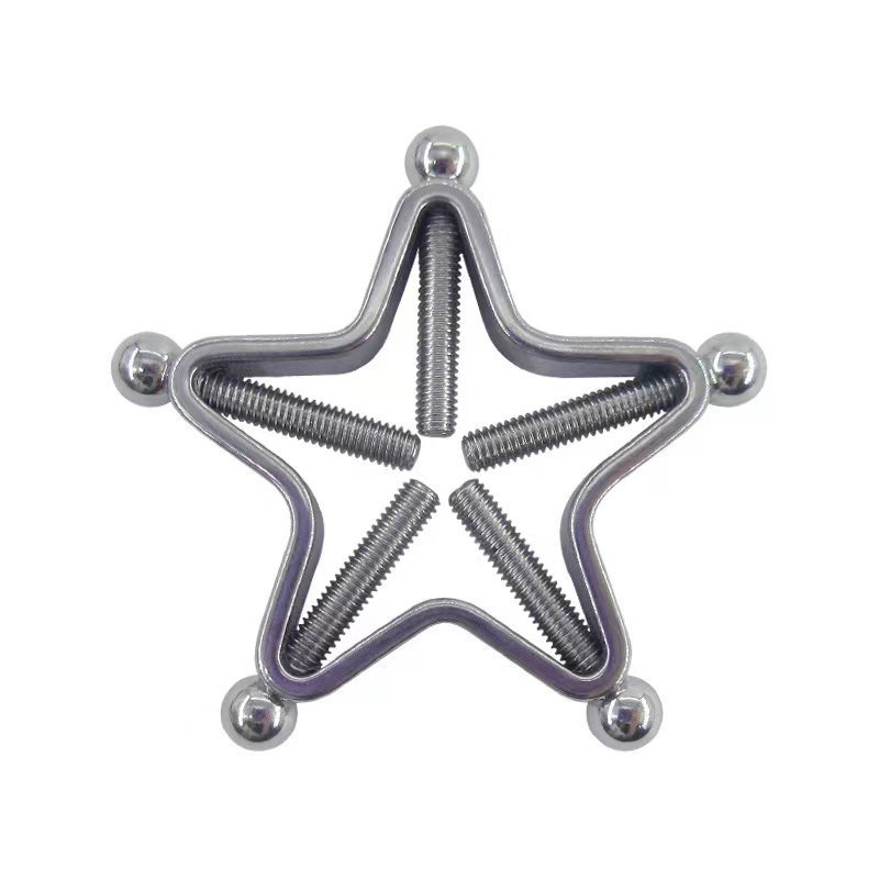 1 Piece Nipple Rings & Studs Classic Style Pentagram Plum Blossom Stainless Steel None None display picture 5