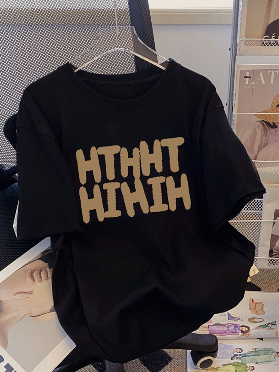 Women's T-shirt Short Sleeve T-Shirts Casual Letter display picture 1