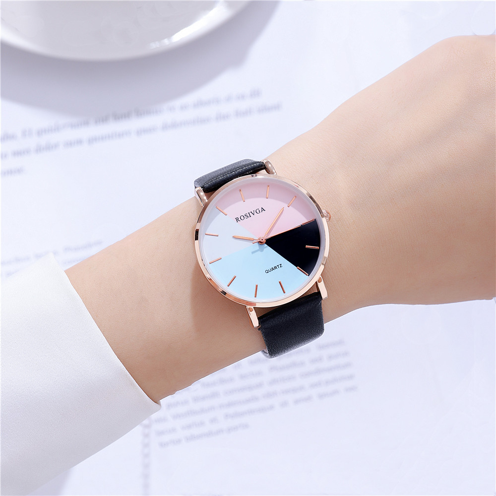 Simple Style Solid Color Buckle Quartz Women's Watches display picture 4