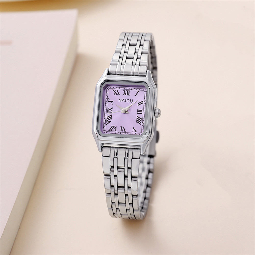 Simple Style Solid Color Double Side Snaps Quartz Women's Watches display picture 11