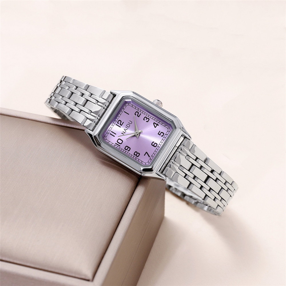Simple Style Solid Color Double Side Snaps Quartz Women's Watches display picture 7