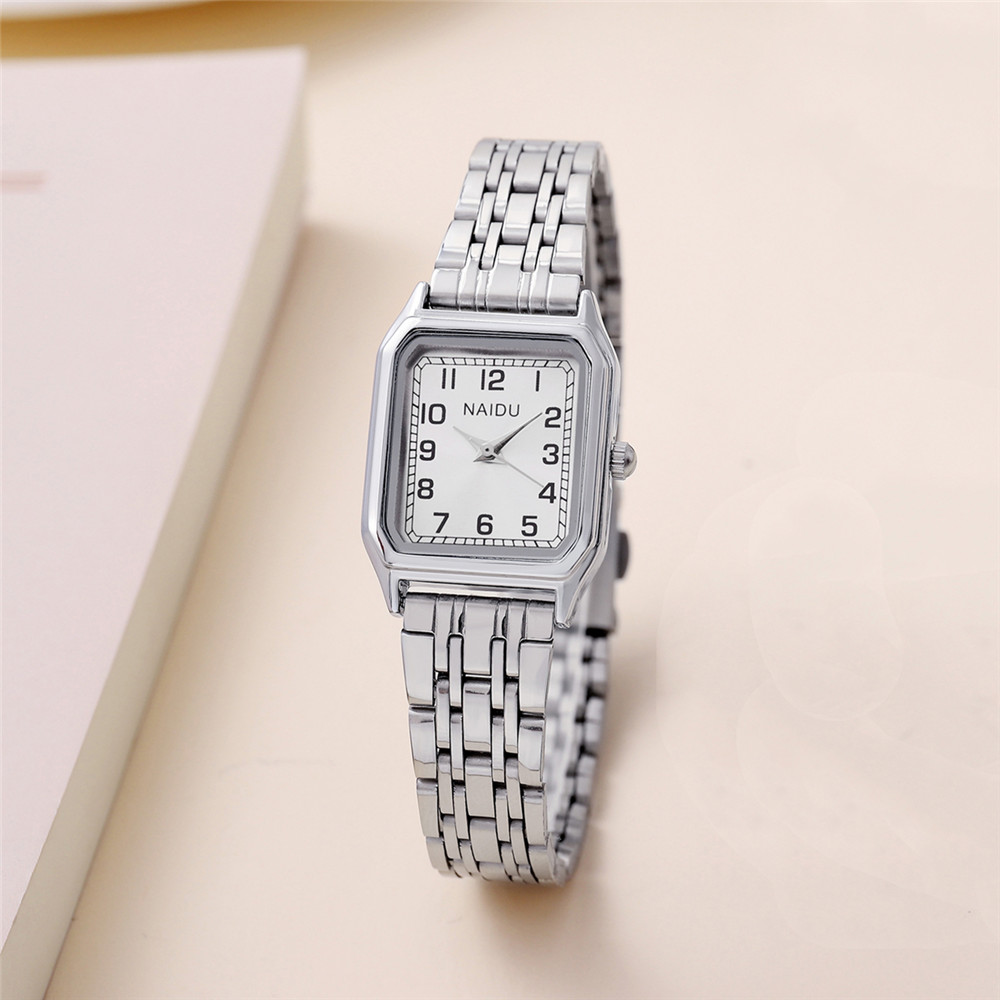 Einfacher Stil Einfarbig Doppelte Seitliche Druckknöpfe Quarz Frauen Uhren display picture 16