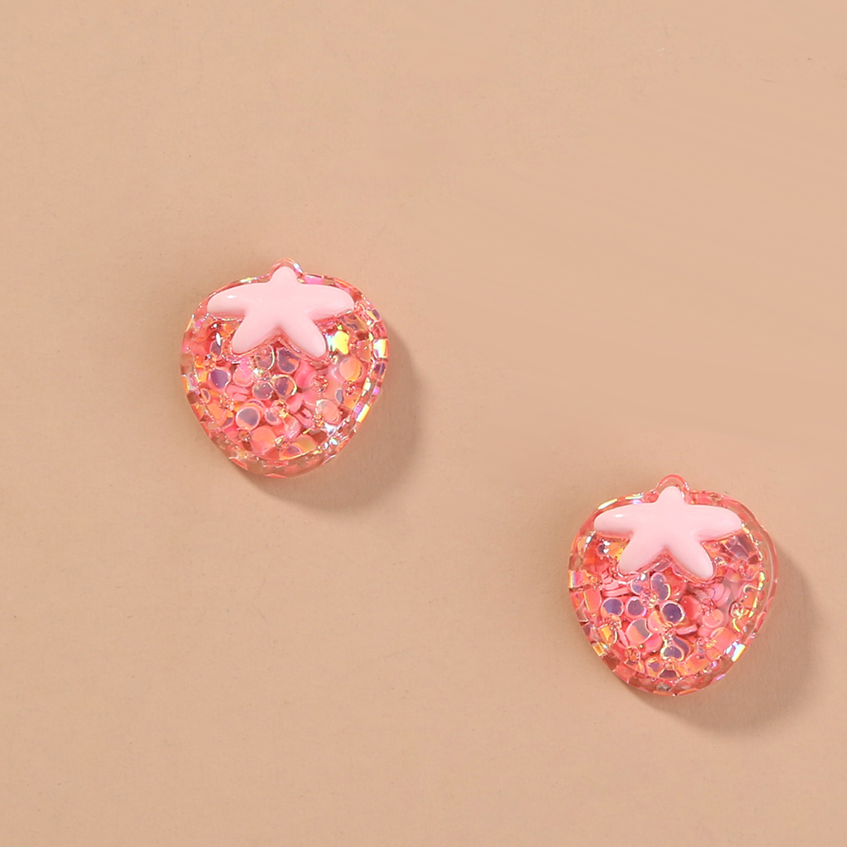 1 Pair Vacation Beach Sweet Fruit Resin Ear Studs display picture 2