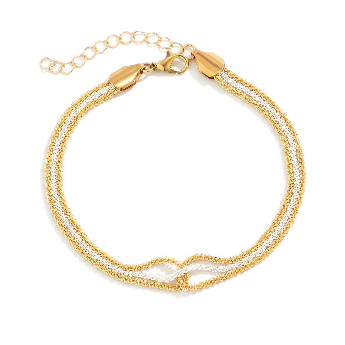 Décontractée Style Simple Géométrique Le Cuivre Femmes Bracelet De Cheville display picture 4