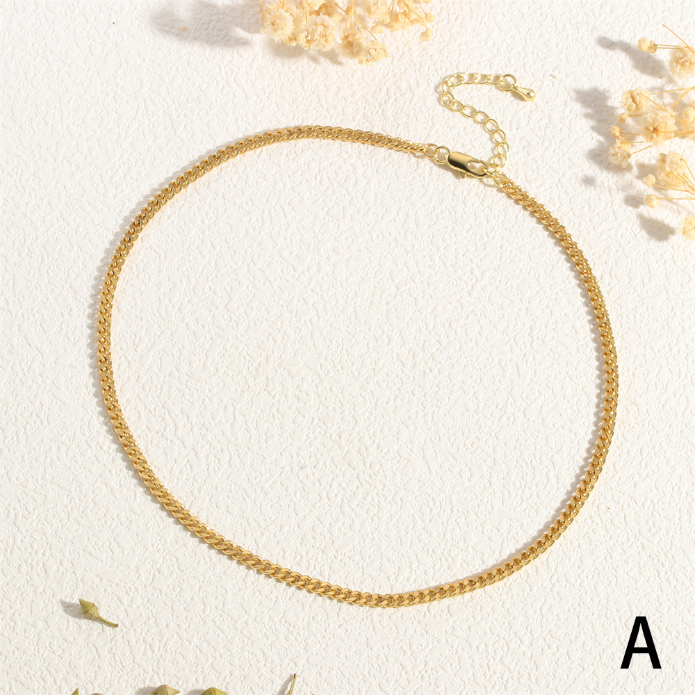 Süßwasserperle Stein Kupfer 18 Karat Vergoldet IG-Stil Süss Einfacher Stil Geometrisch Perlen Halskette display picture 9