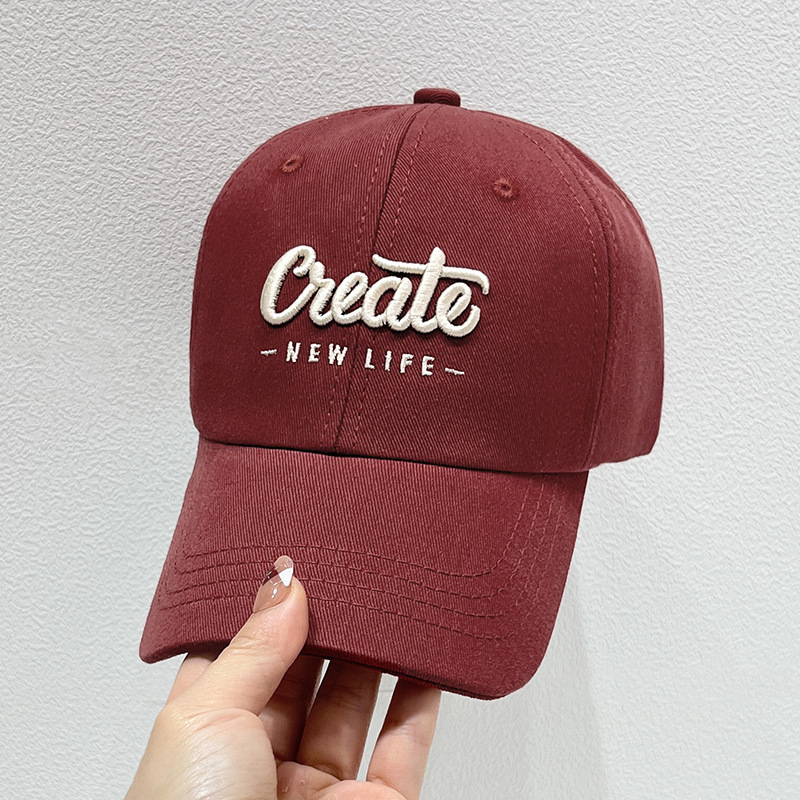 Unisex Vacation Letter Embroidery Curved Eaves Baseball Cap display picture 1