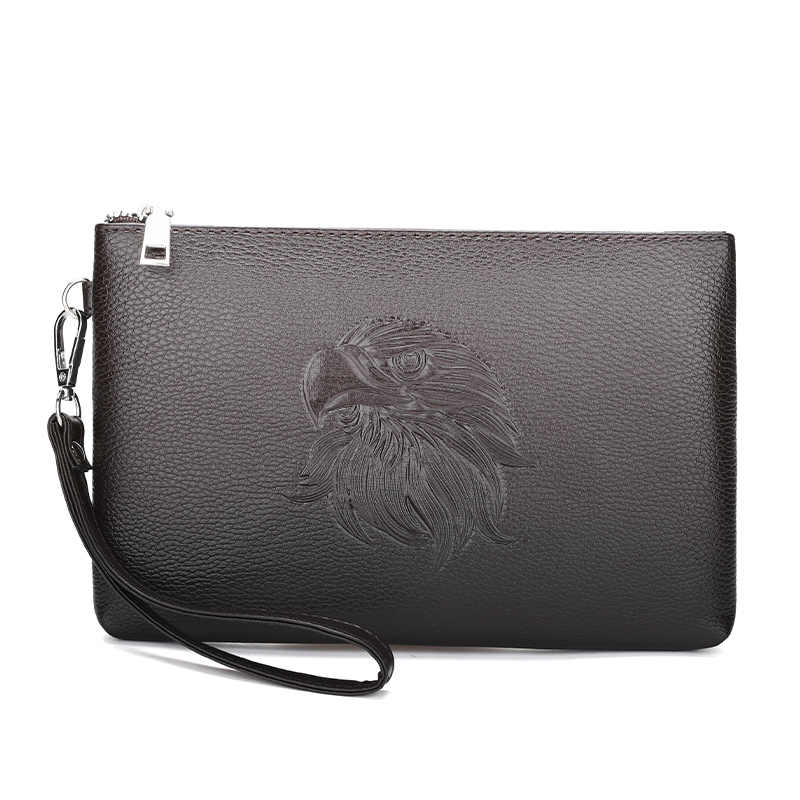 Men's Flamingo Pu Leather Zipper Clutch Bag display picture 16