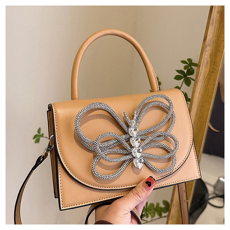 Women's Small Pu Leather Bow Knot Streetwear Magnetic Buckle Handbag display picture 2