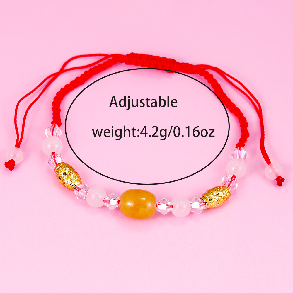 Casual Cute Cartoon Round Arylic Beaded Girl'S Bracelets display picture 4