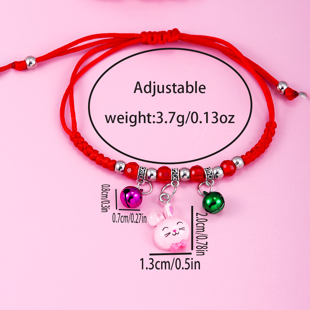 Casual Cute Cartoon Round Arylic Beaded Girl'S Bracelets display picture 6