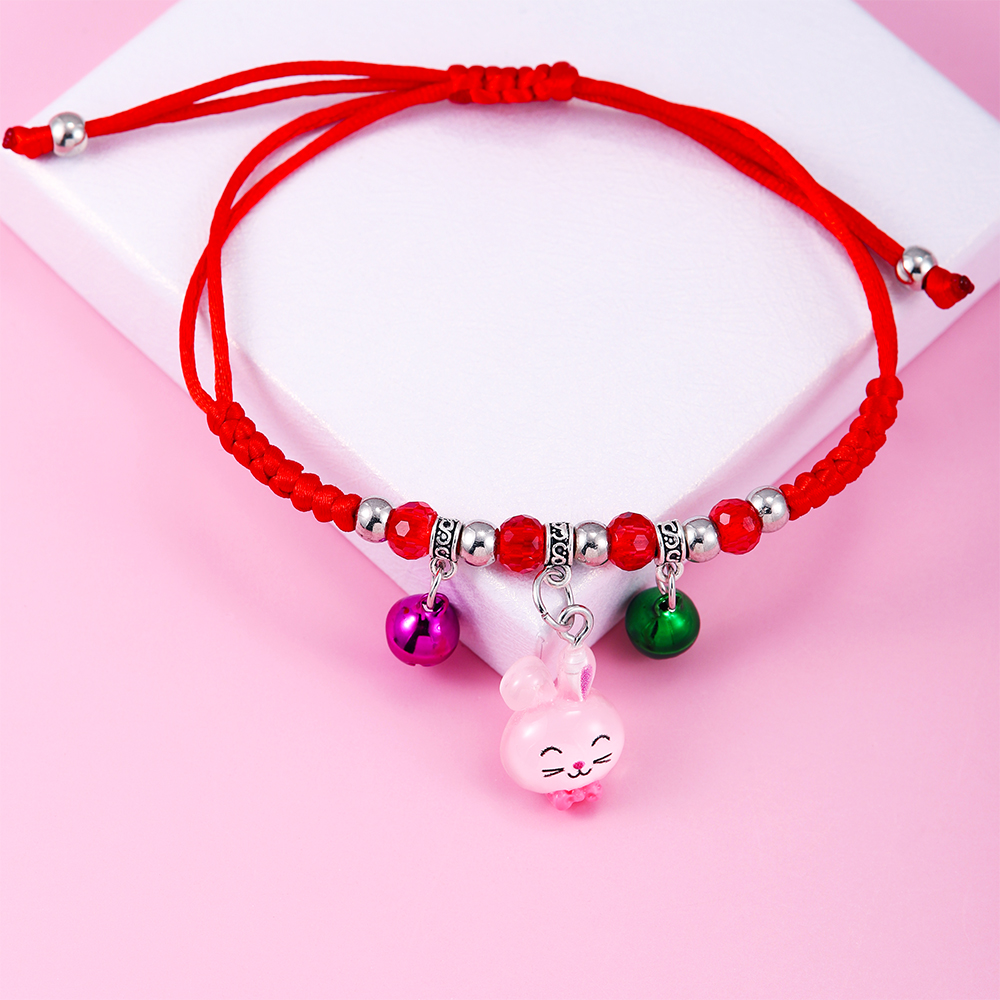 Casual Cute Cartoon Round Arylic Beaded Girl'S Bracelets display picture 8