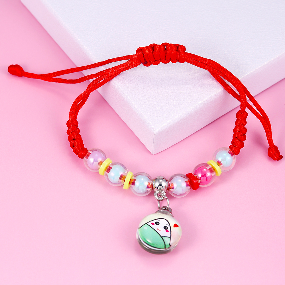 Casual Cute Cartoon Round Arylic Beaded Girl'S Bracelets display picture 10