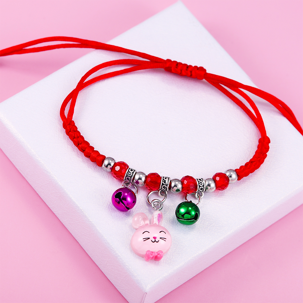 Casual Cute Cartoon Round Arylic Beaded Girl'S Bracelets display picture 11