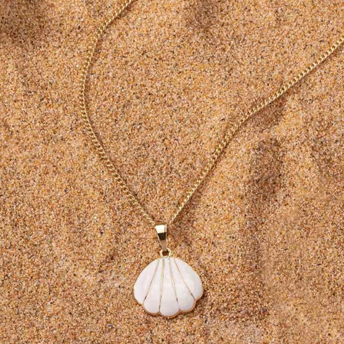 Beach Commute Shell Ferroalloy Zinc Alloy Women's Pendant Necklace display picture 1